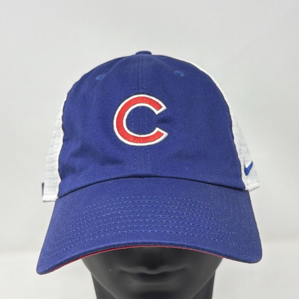 Nike Chicago Cubs Heritage86 Trucker Hat Blue White CZ2930-421 MLB Cap